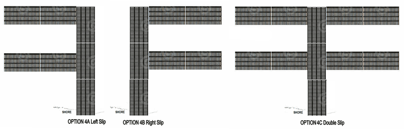 Option Four premium composite decking for Karni-Pier dock